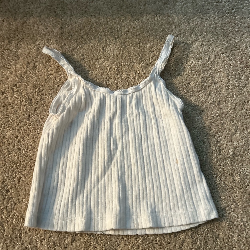 Brandy Melville Cream Textured Top